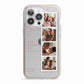 Floral Mothers Day Photo Strip iPhone 13 Pro TPU Impact Case with Pink Edges