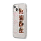 Floral Mothers Day Photo Strip iPhone 14 Plus Glitter Tough Case Starlight Angled Image