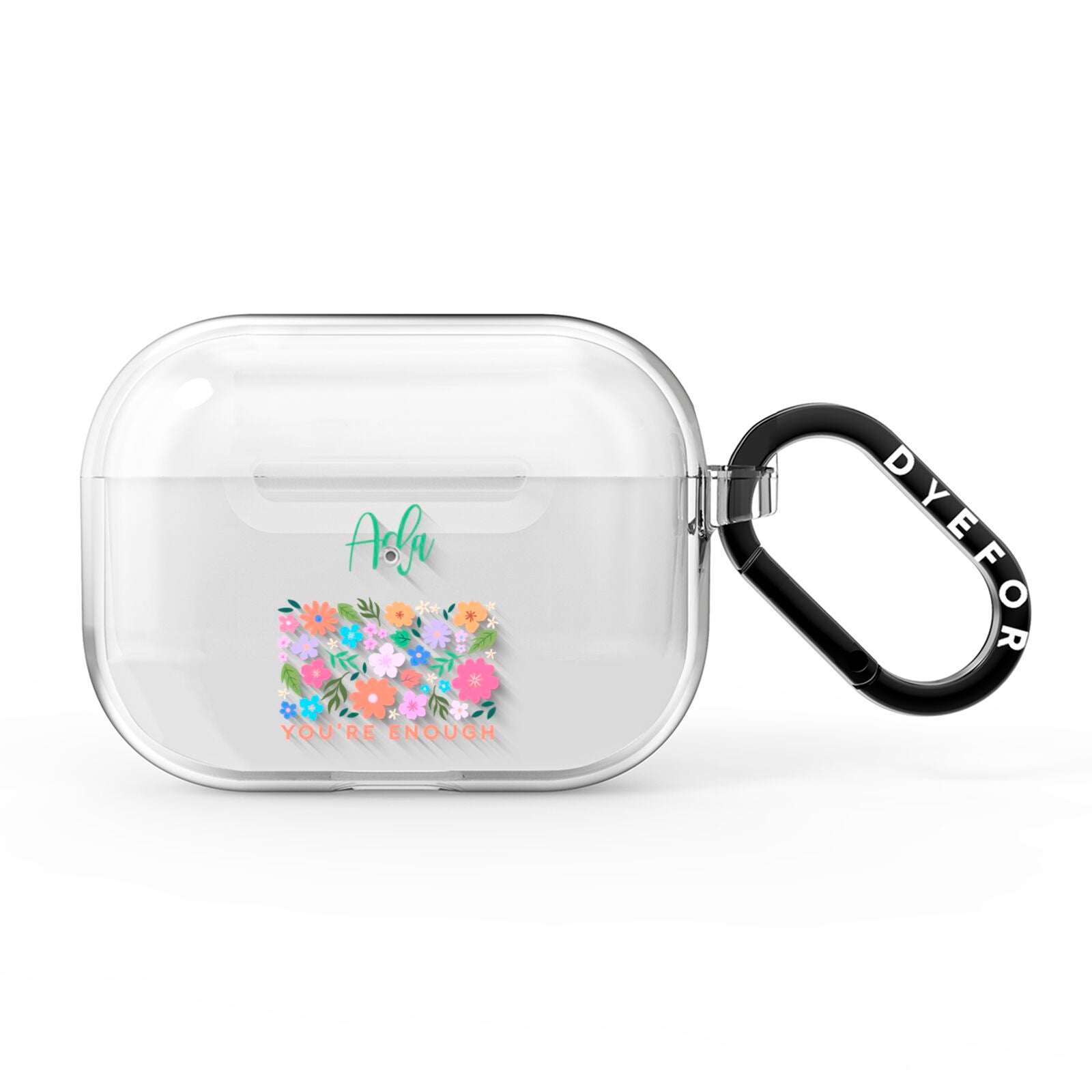 Floral Poster AirPods Pro Clear Case