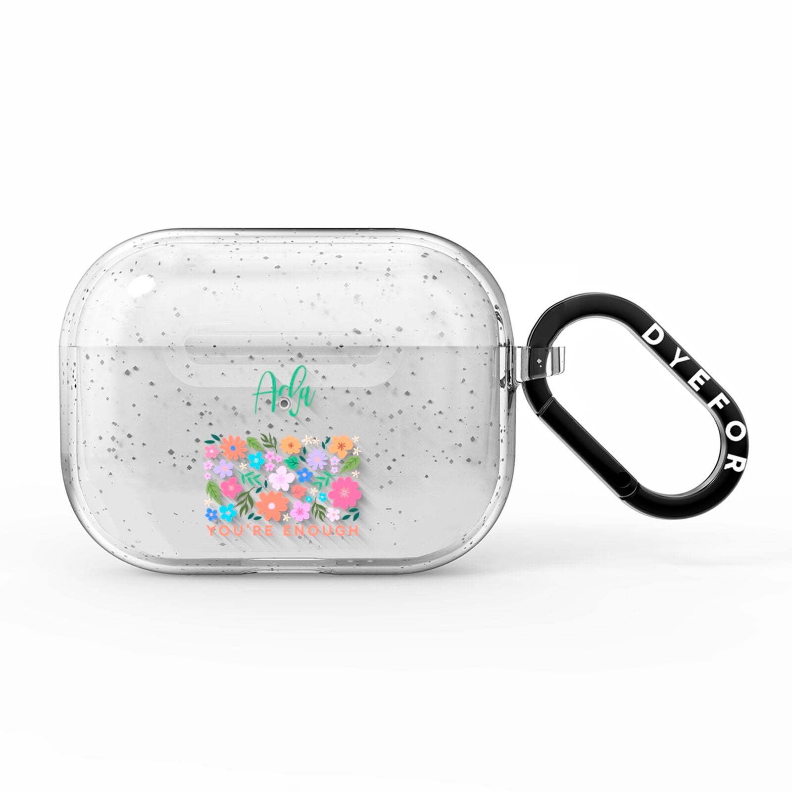 Floral Poster AirPods Pro Glitter Case