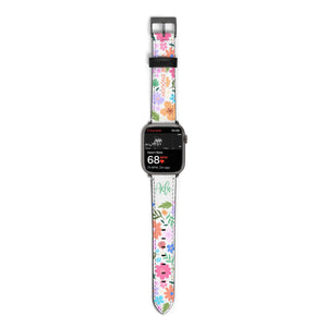 Floral Poster Watch Strap