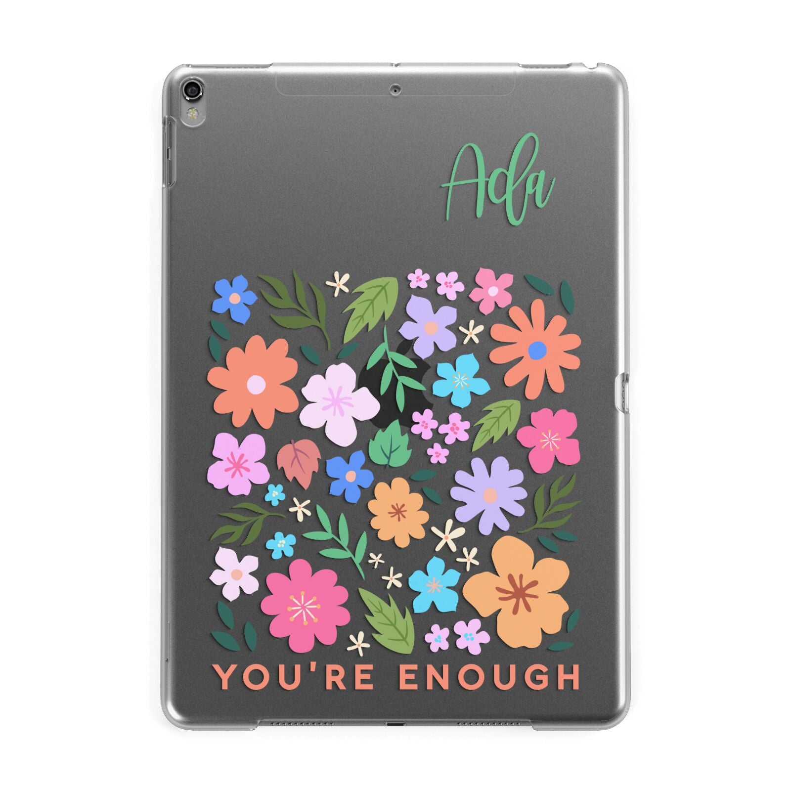 Floral Poster Apple iPad Grey Case