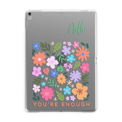 Floral Poster Apple iPad Silver Case