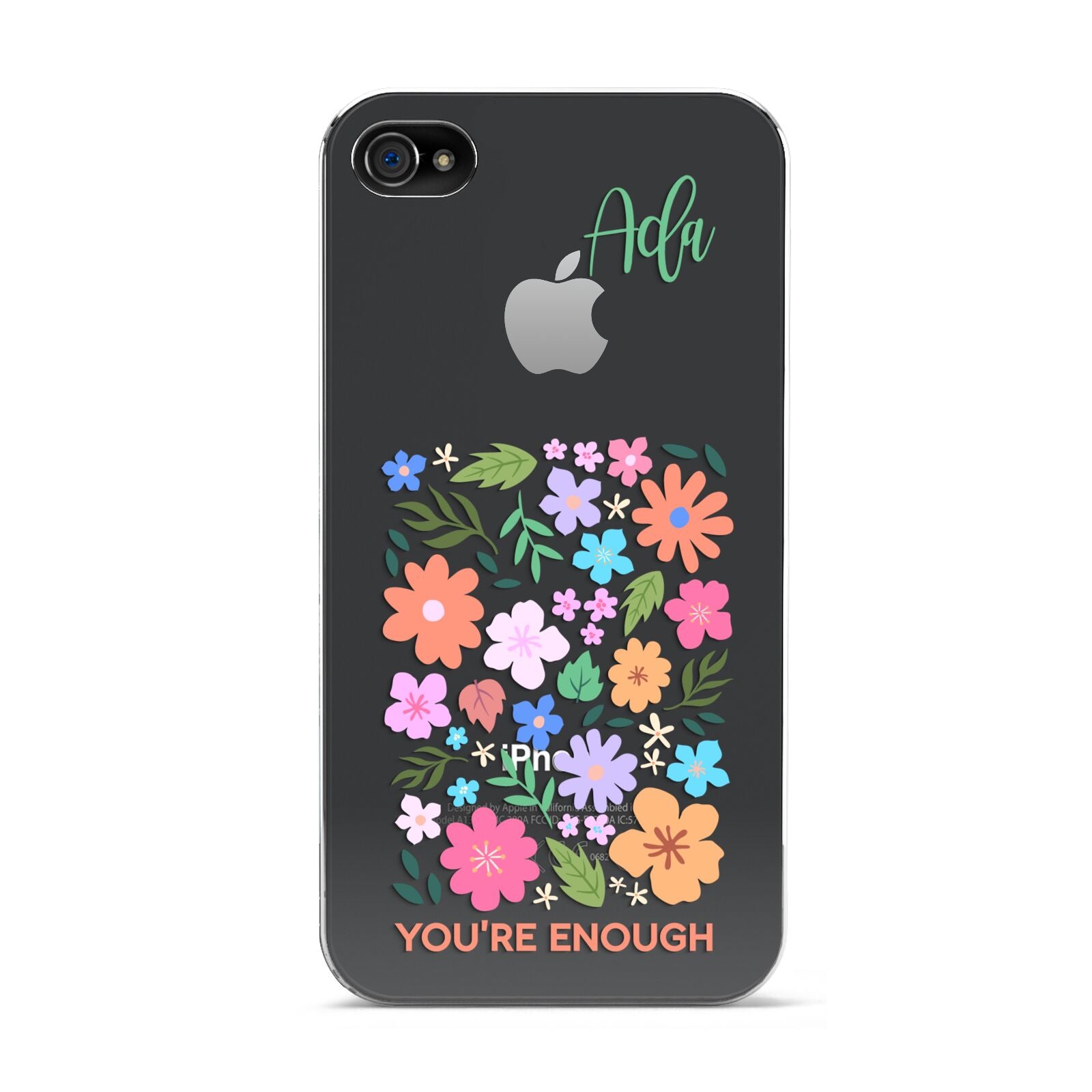 Floral Poster Apple iPhone 4s Case