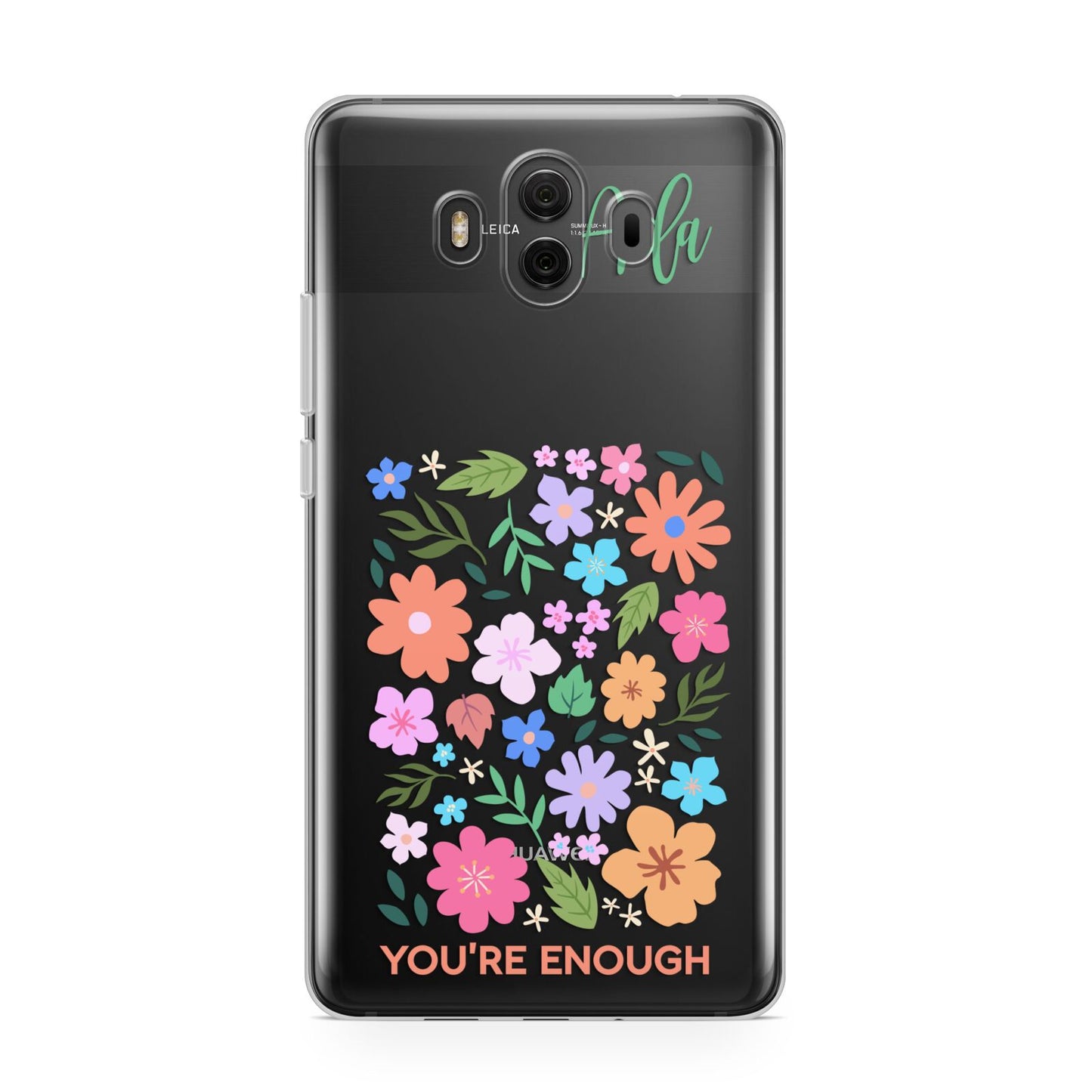 Floral Poster Huawei Mate 10 Protective Phone Case