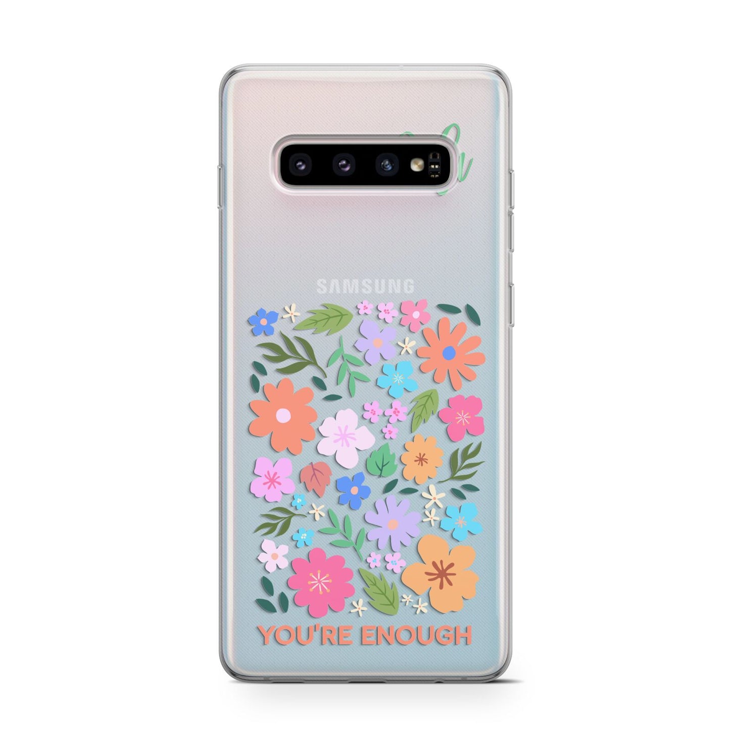 Floral Poster Protective Samsung Galaxy Case