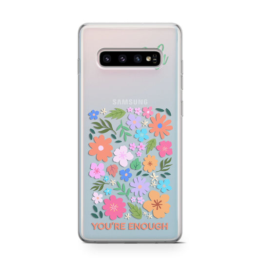 Floral Poster Protective Samsung Galaxy Case