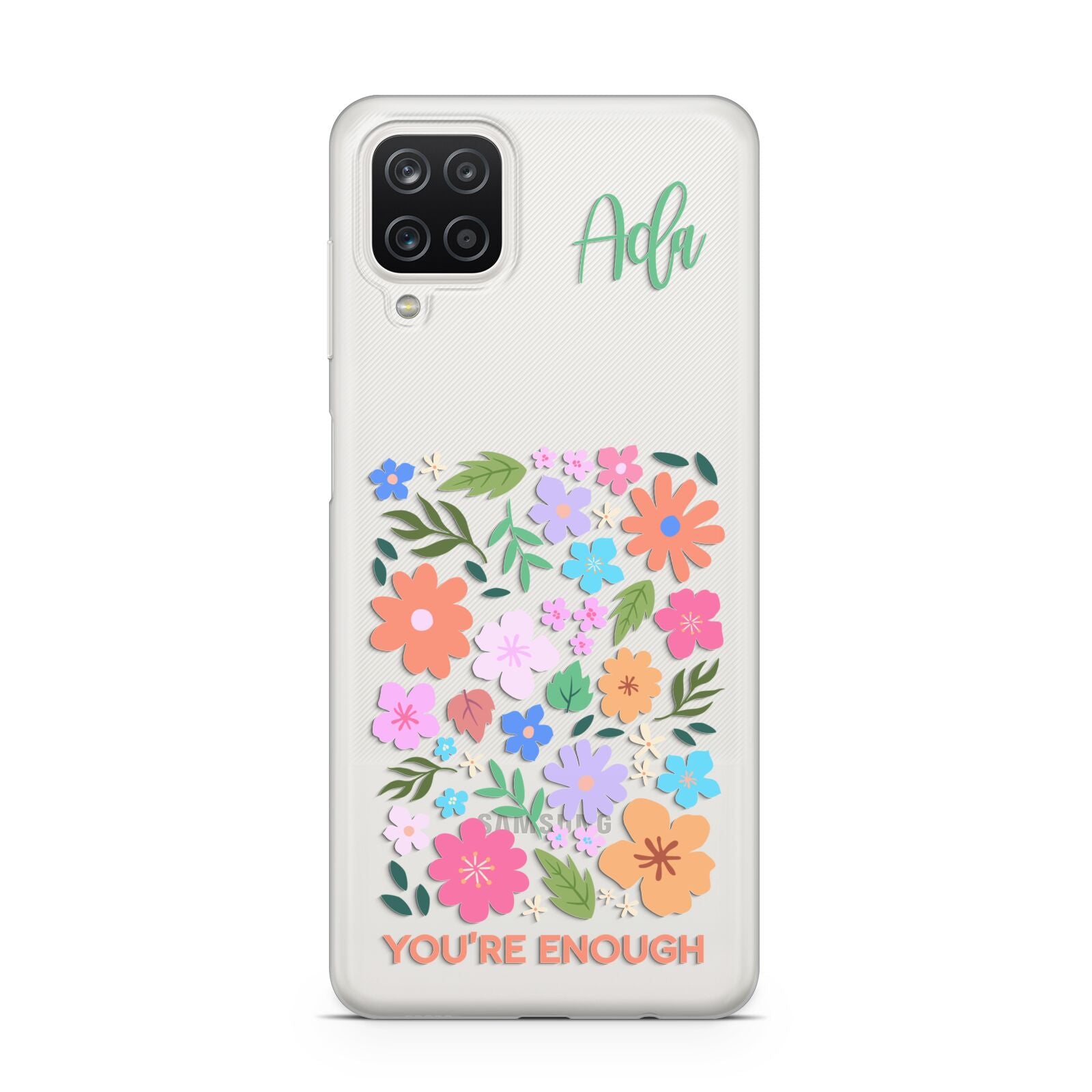 Floral Poster Samsung A12 Case