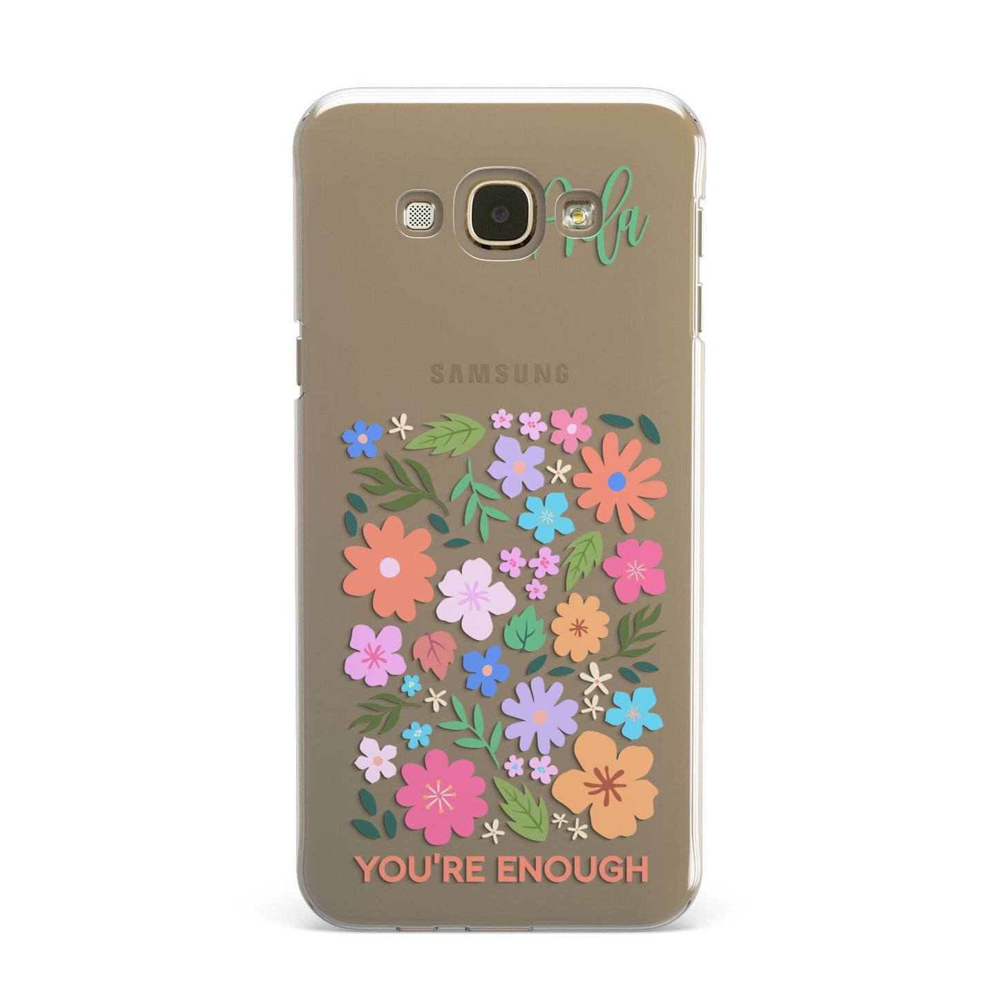 Floral Poster Samsung Galaxy A8 Case