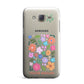 Floral Poster Samsung Galaxy J7 Case