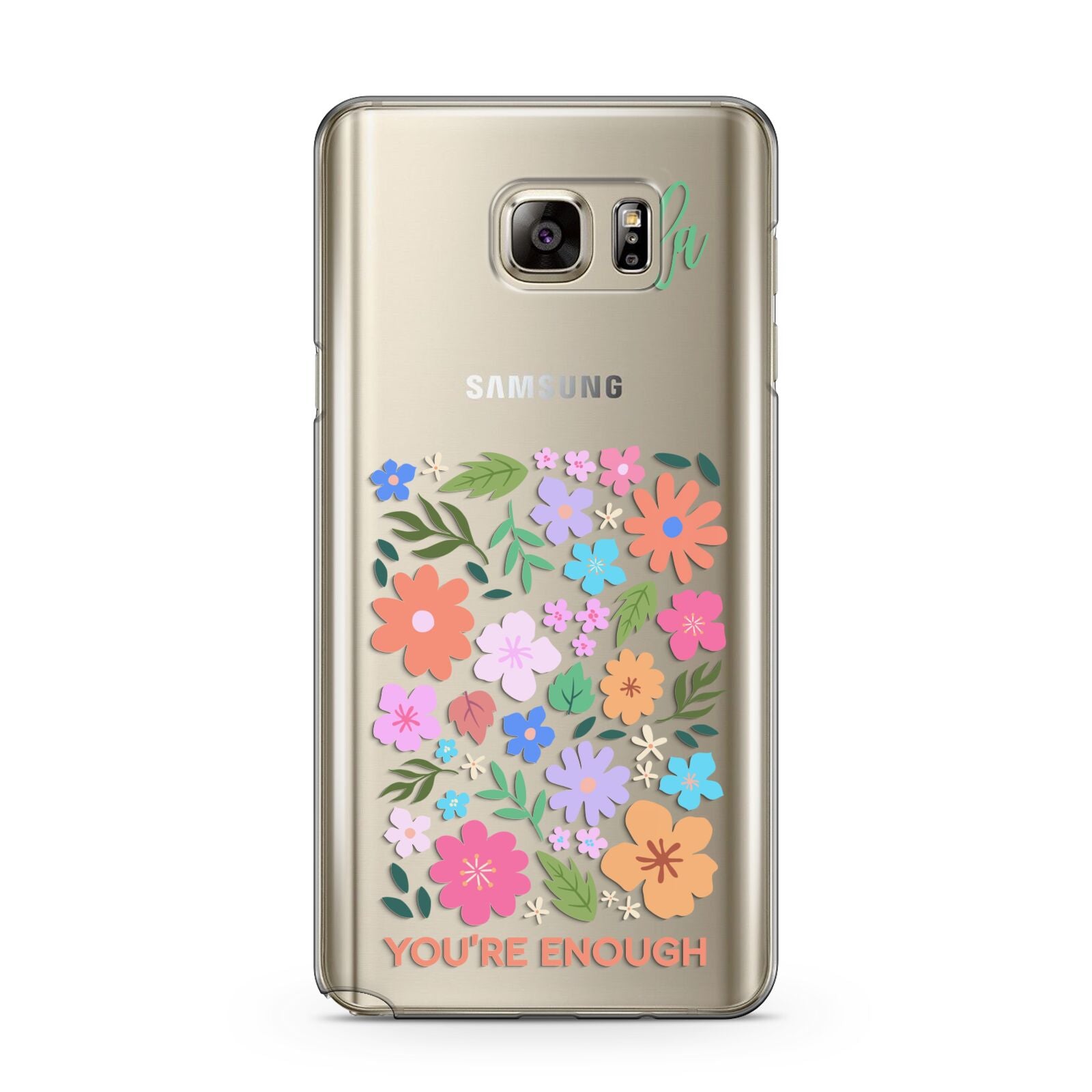Floral Poster Samsung Galaxy Note 5 Case