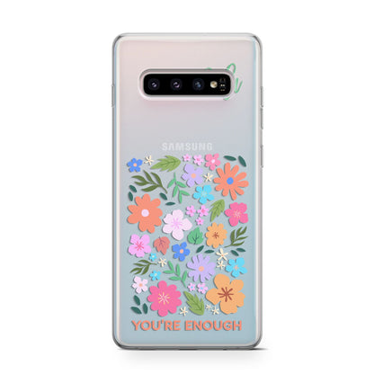 Floral Poster Samsung Galaxy S10 Case