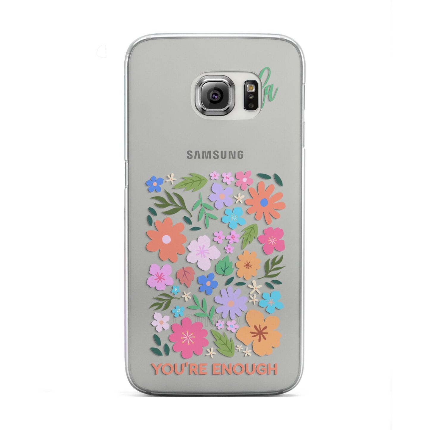 Floral Poster Samsung Galaxy S6 Edge Case