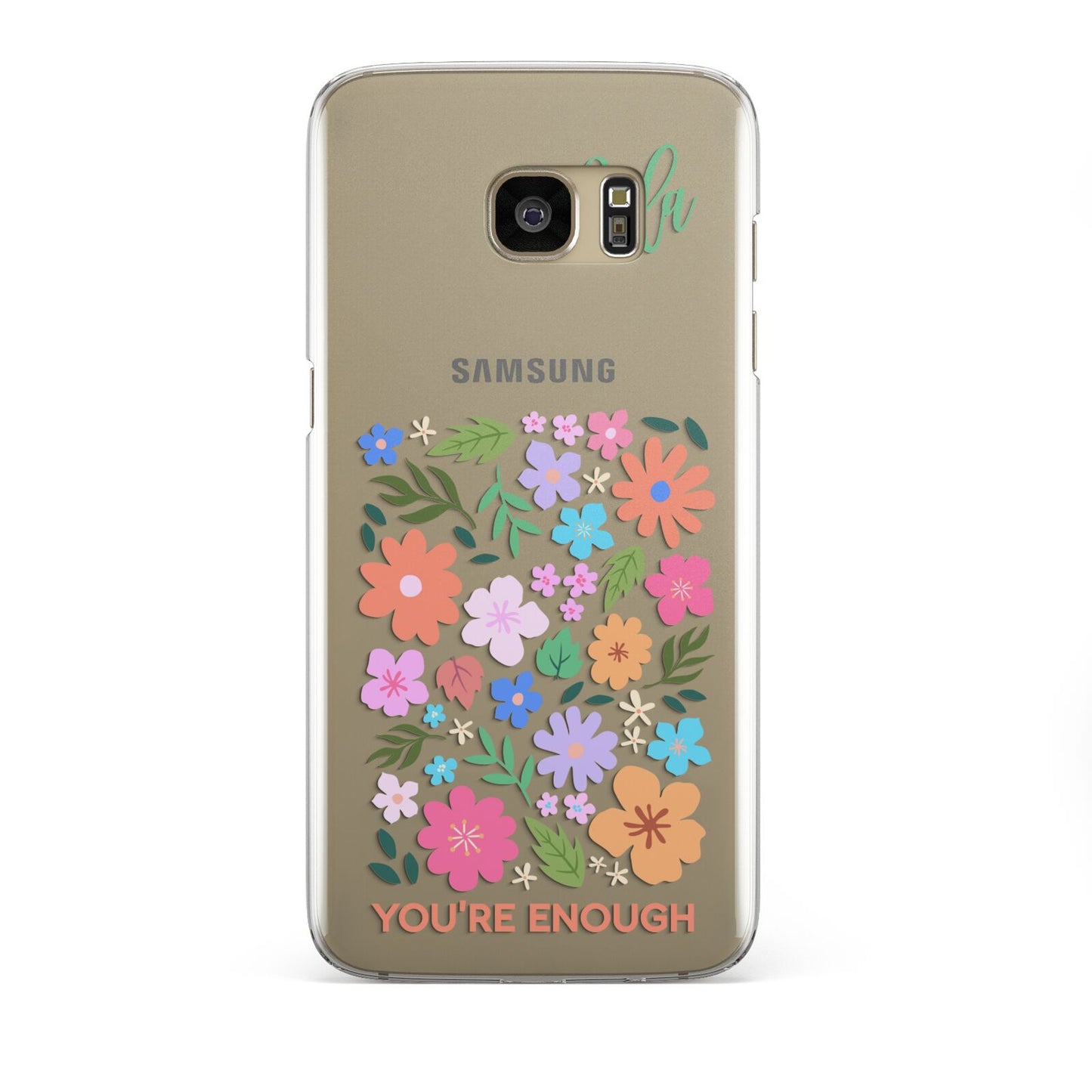 Floral Poster Samsung Galaxy S7 Edge Case