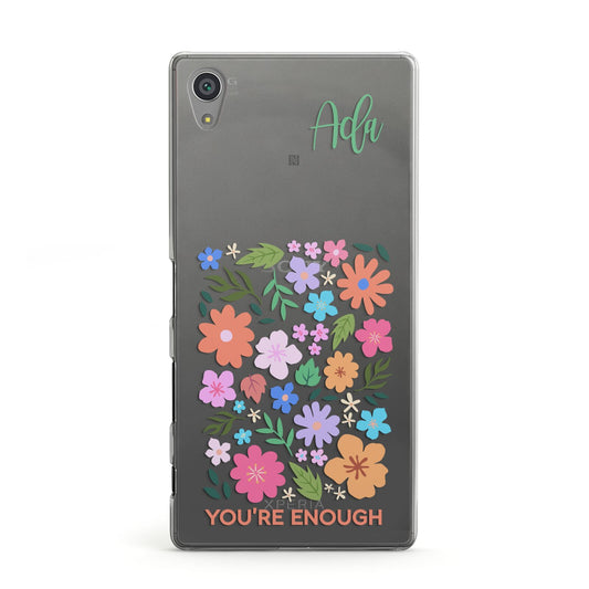 Floral Poster Sony Xperia Case