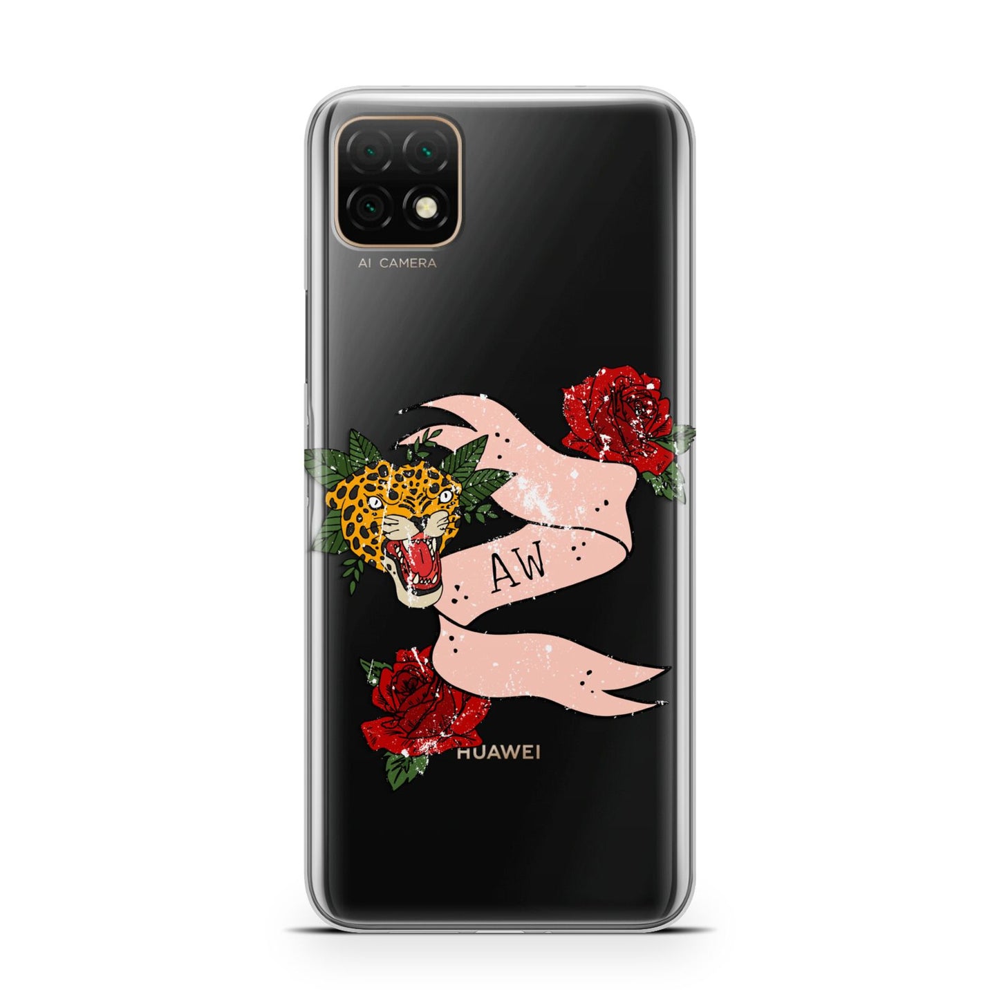 Floral Scroll Custom Huawei Enjoy 20 Phone Case