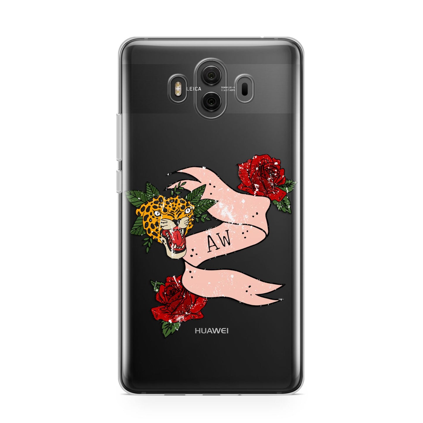 Floral Scroll Custom Huawei Mate 10 Protective Phone Case