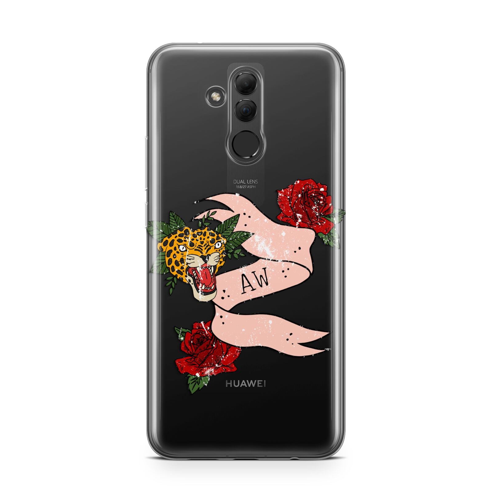 Floral Scroll Custom Huawei Mate 20 Lite