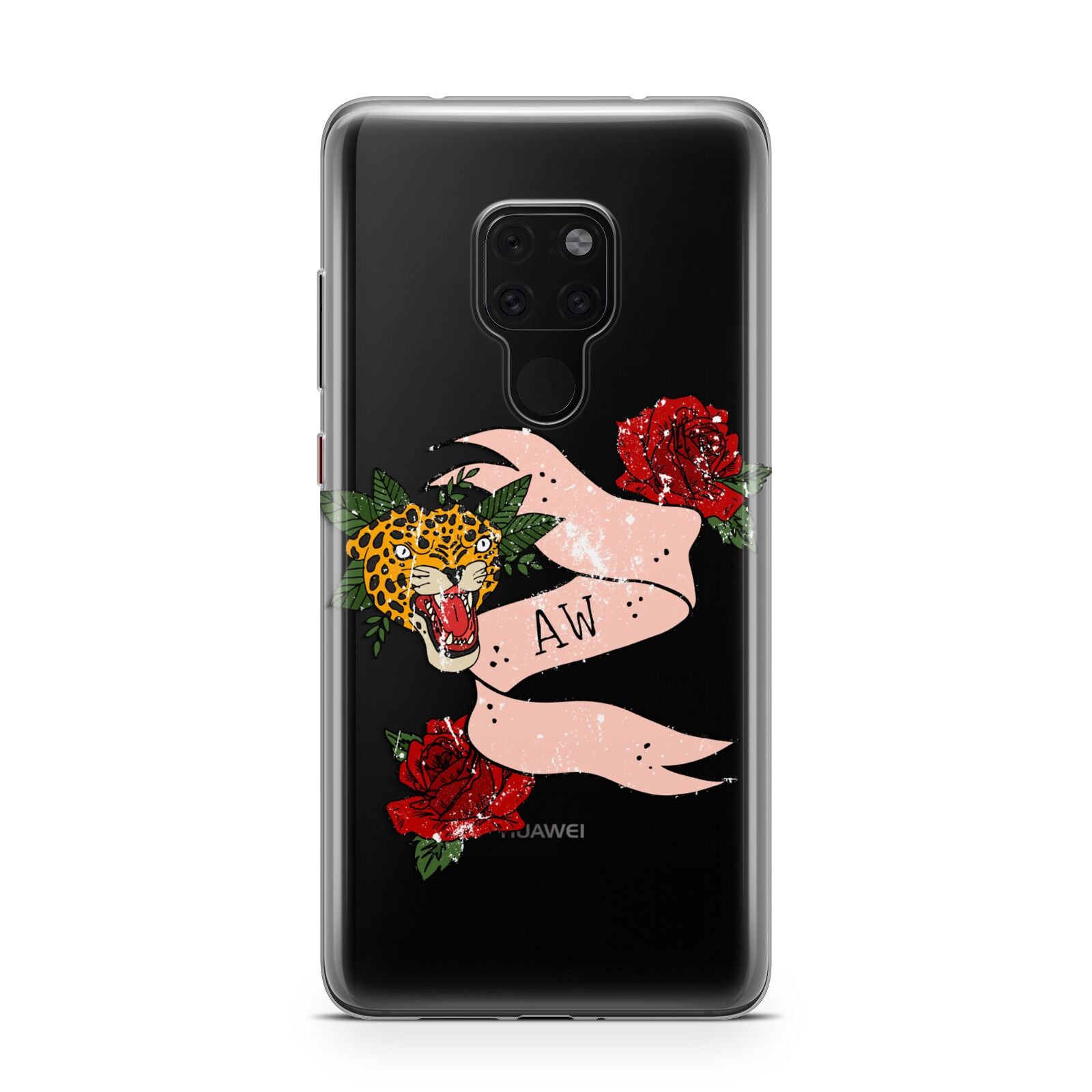 Floral Scroll Custom Huawei Mate 20 Phone Case