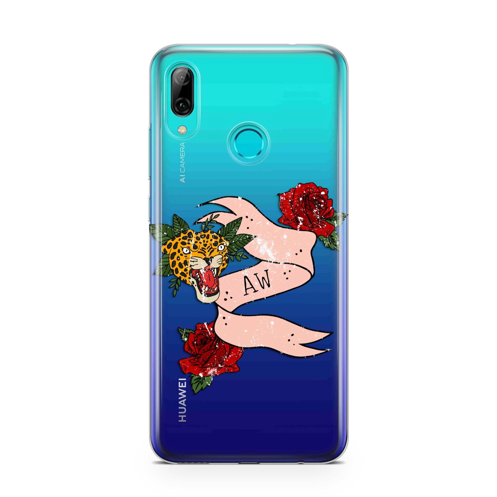 Floral Scroll Custom Huawei P Smart 2019 Case