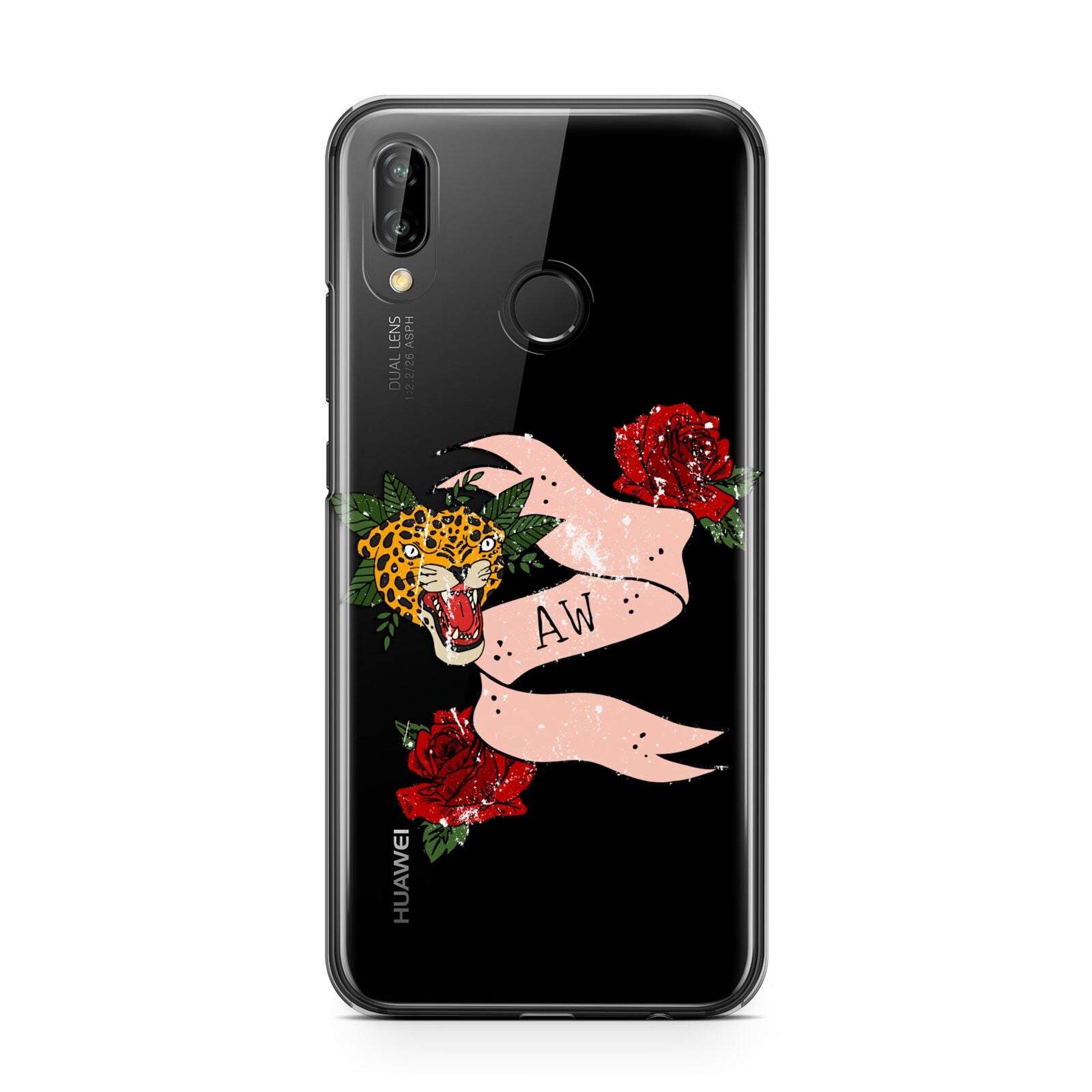 Floral Scroll Custom Huawei P20 Lite Phone Case