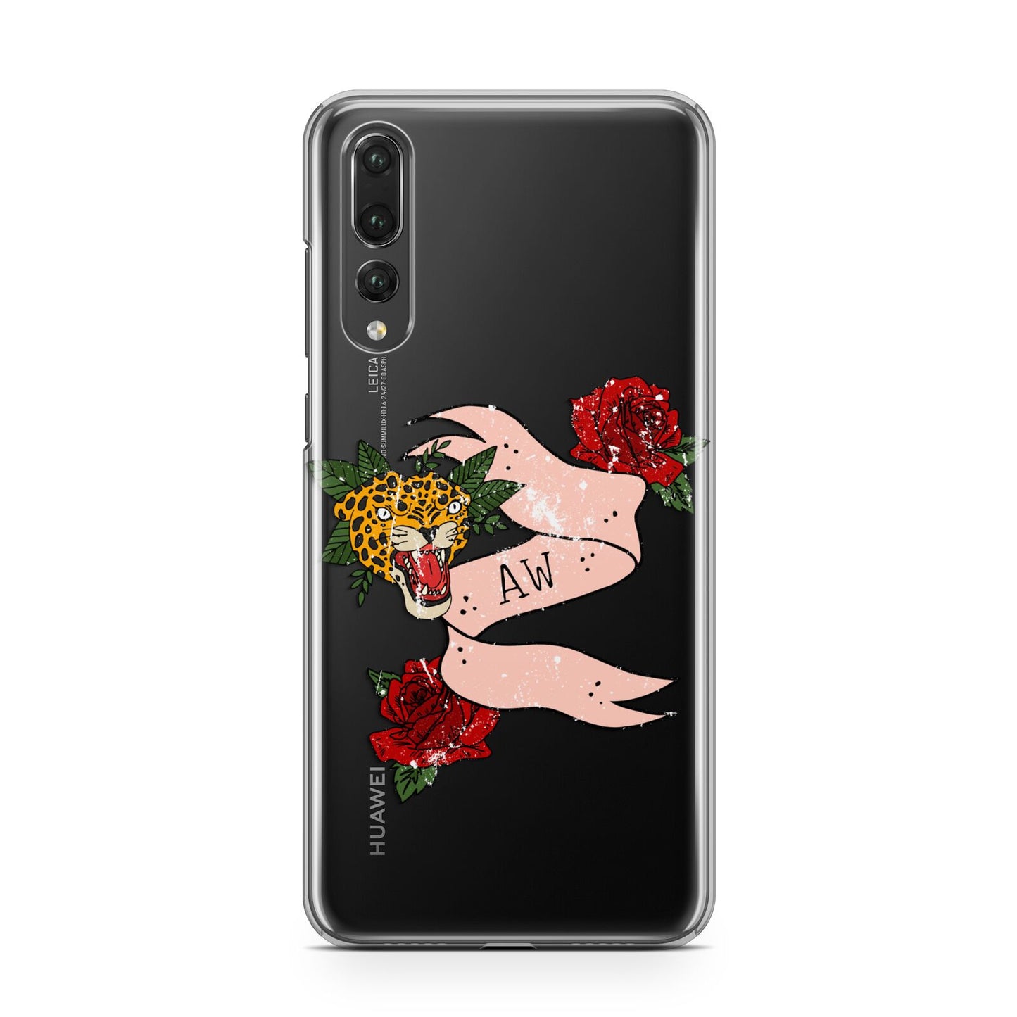 Floral Scroll Custom Huawei P20 Pro Phone Case