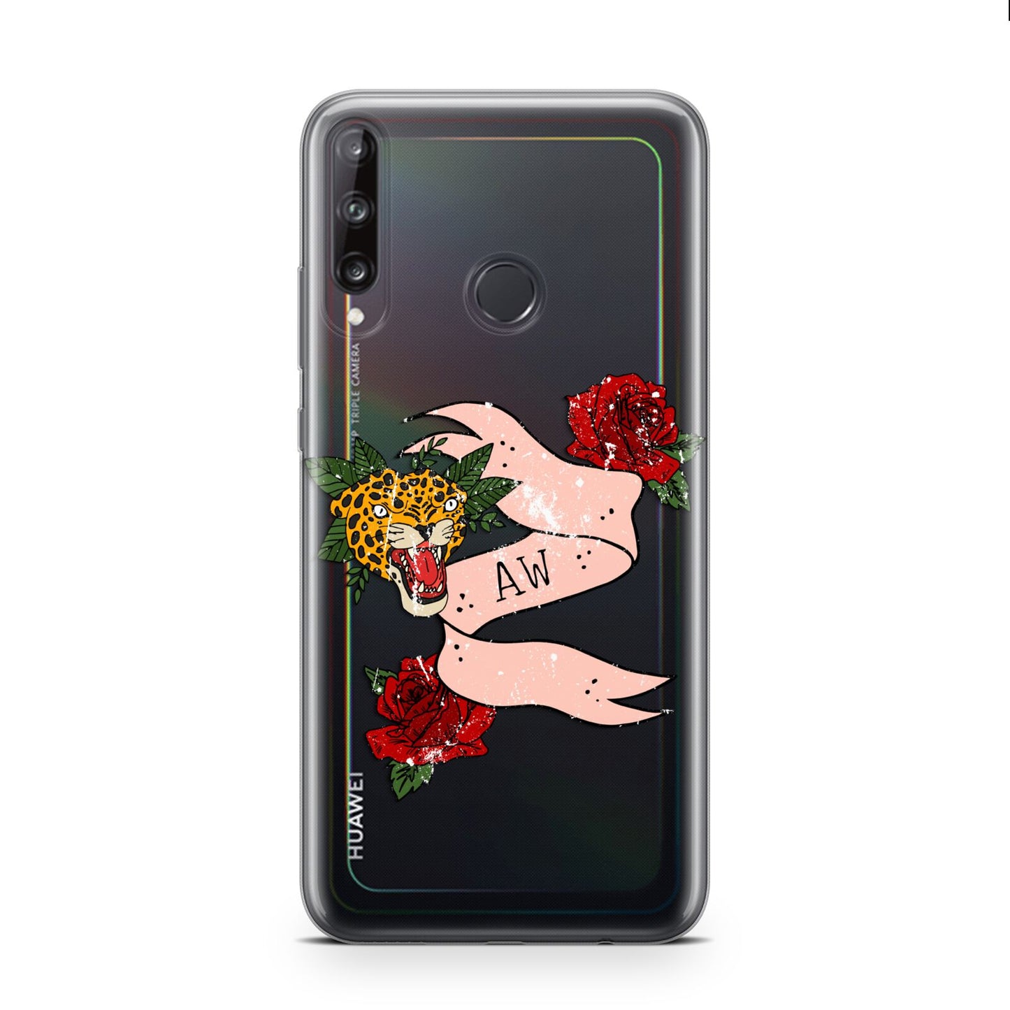 Floral Scroll Custom Huawei P40 Lite E Phone Case