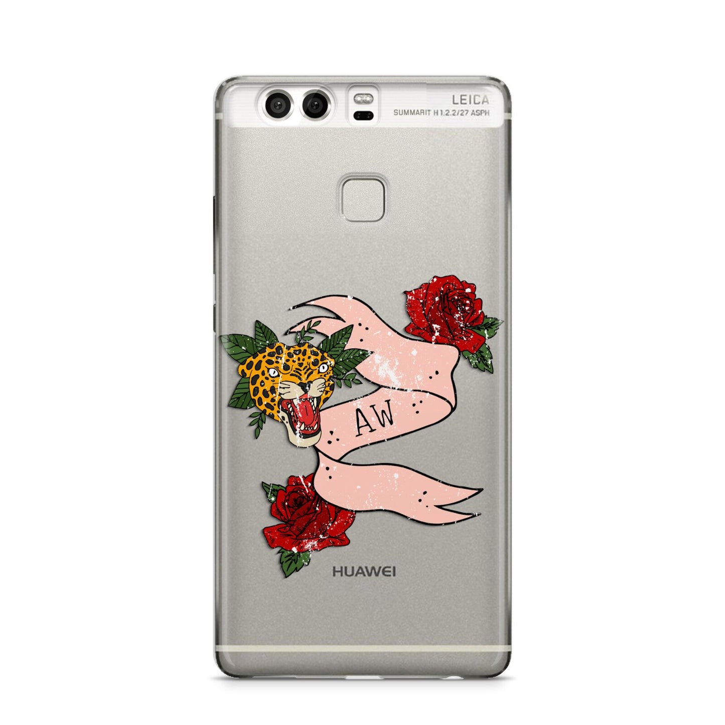 Floral Scroll Custom Huawei P9 Case