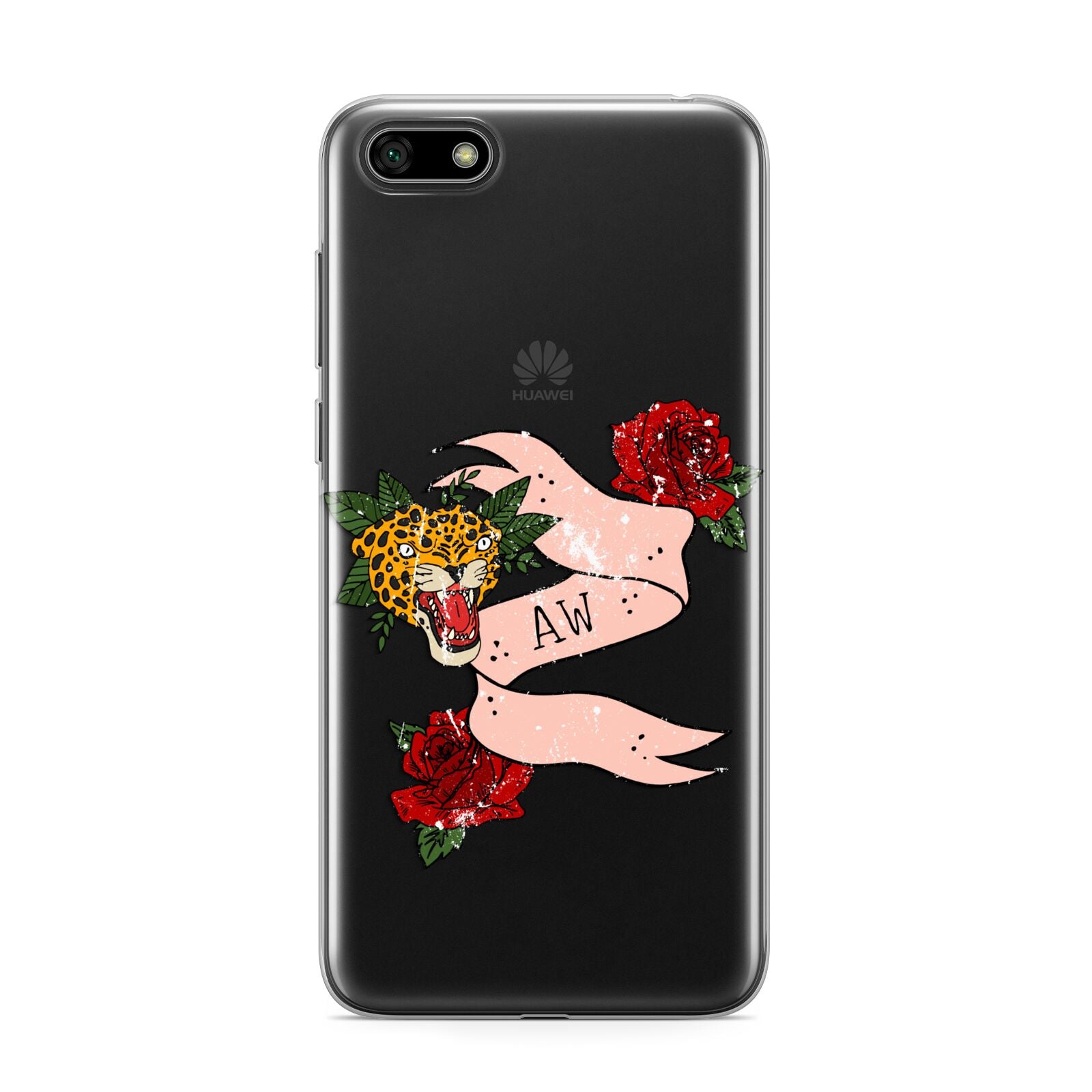 Floral Scroll Custom Huawei Y5 Prime 2018 Phone Case