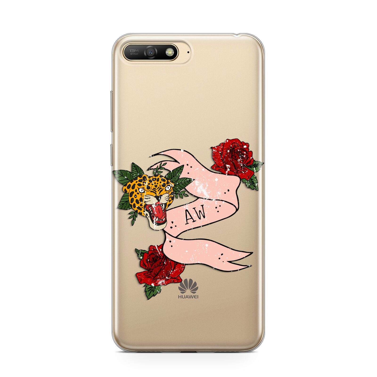 Floral Scroll Custom Huawei Y6 2018