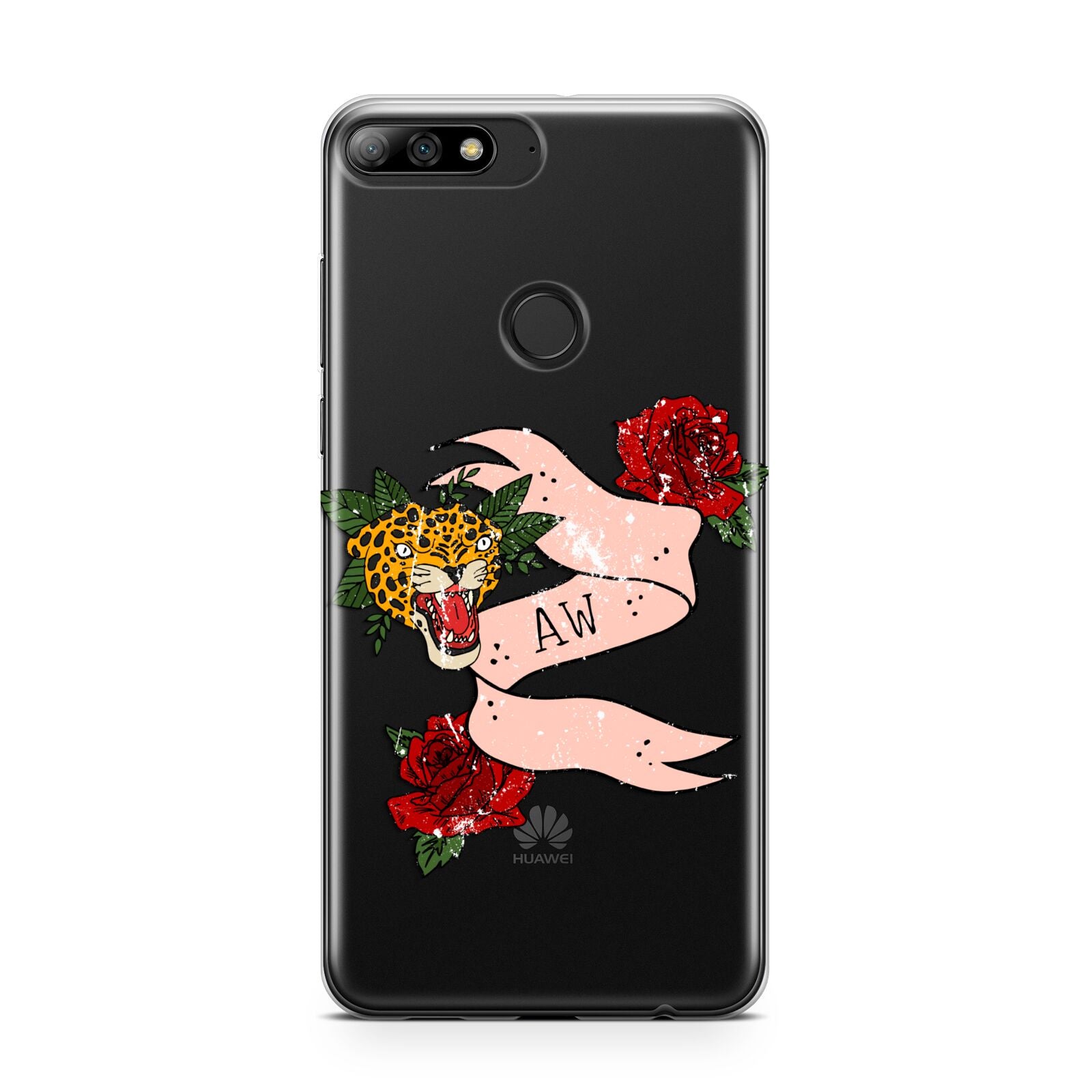 Floral Scroll Custom Huawei Y7 2018