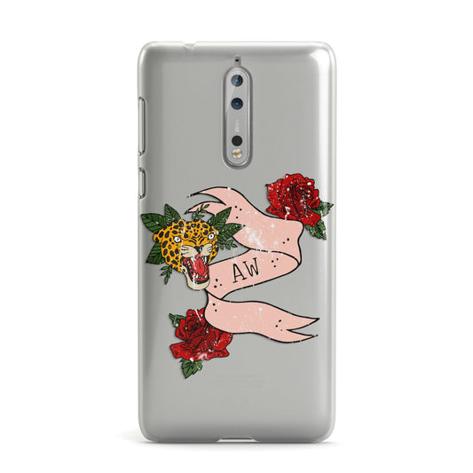 Floral Scroll Custom Nokia Case