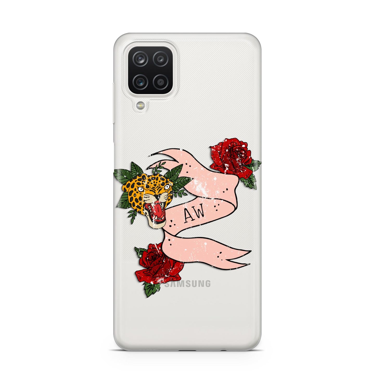 Floral Scroll Custom Samsung A12 Case