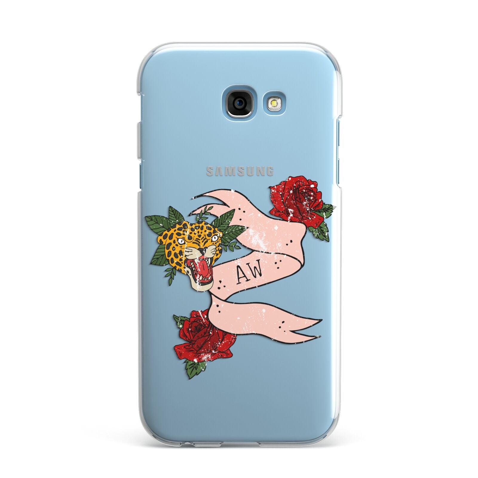 Floral Scroll Custom Samsung Galaxy A7 2017 Case