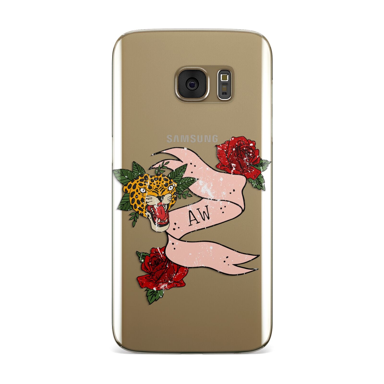 Floral Scroll Custom Samsung Galaxy Case