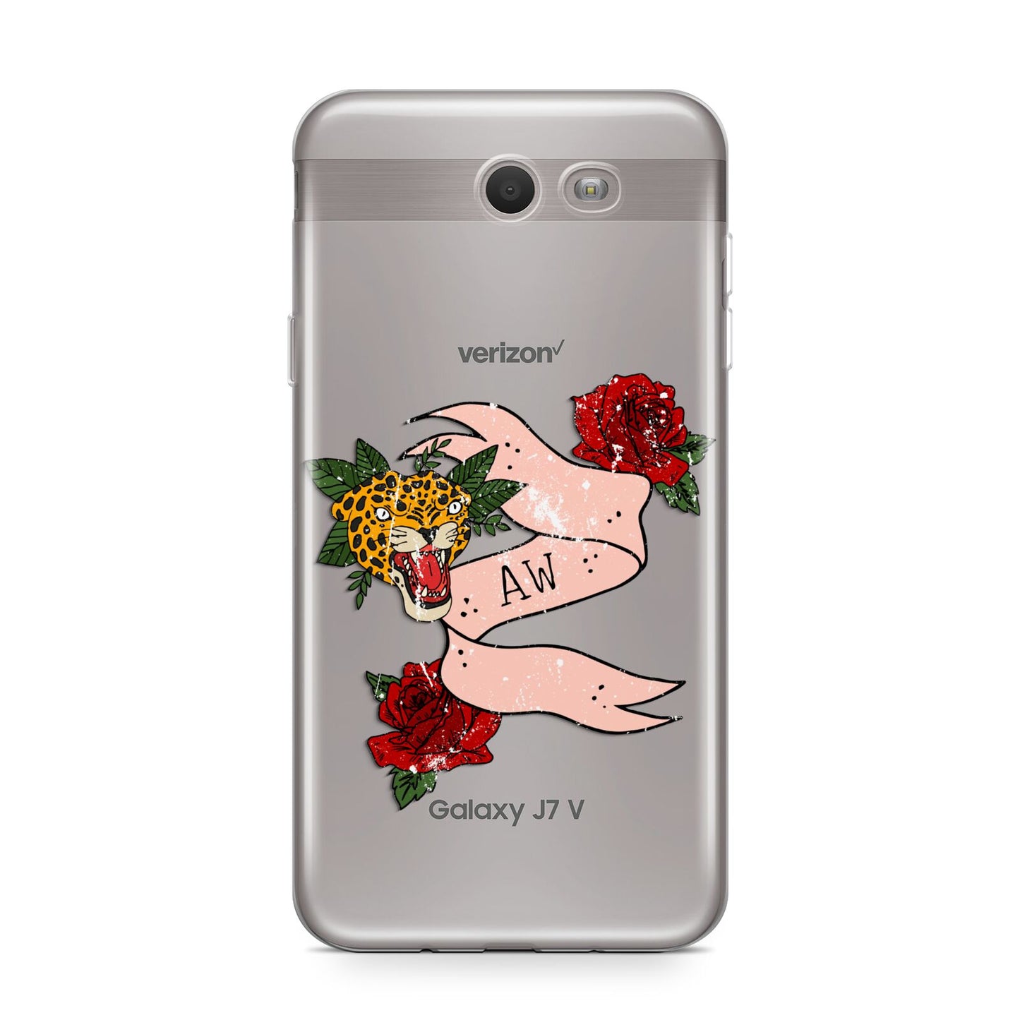 Floral Scroll Custom Samsung Galaxy J7 2017 Case