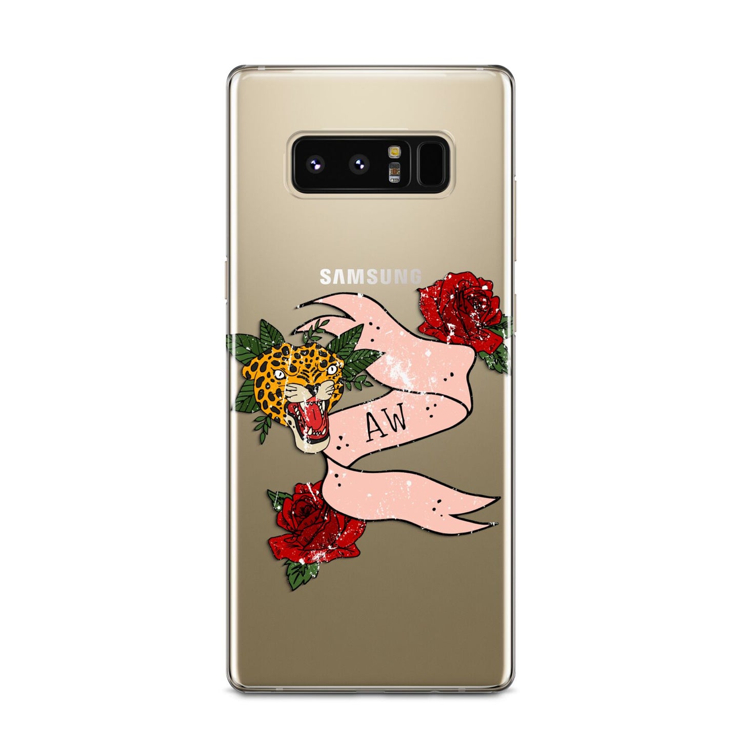 Floral Scroll Custom Samsung Galaxy Note 8 Case