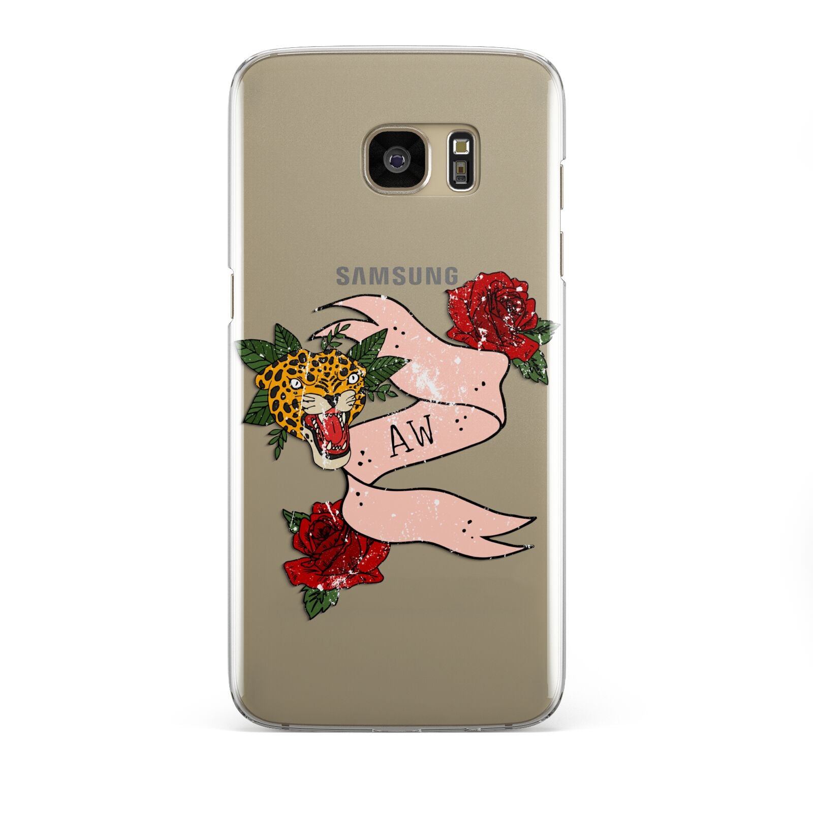 Floral Scroll Custom Samsung Galaxy S7 Edge Case