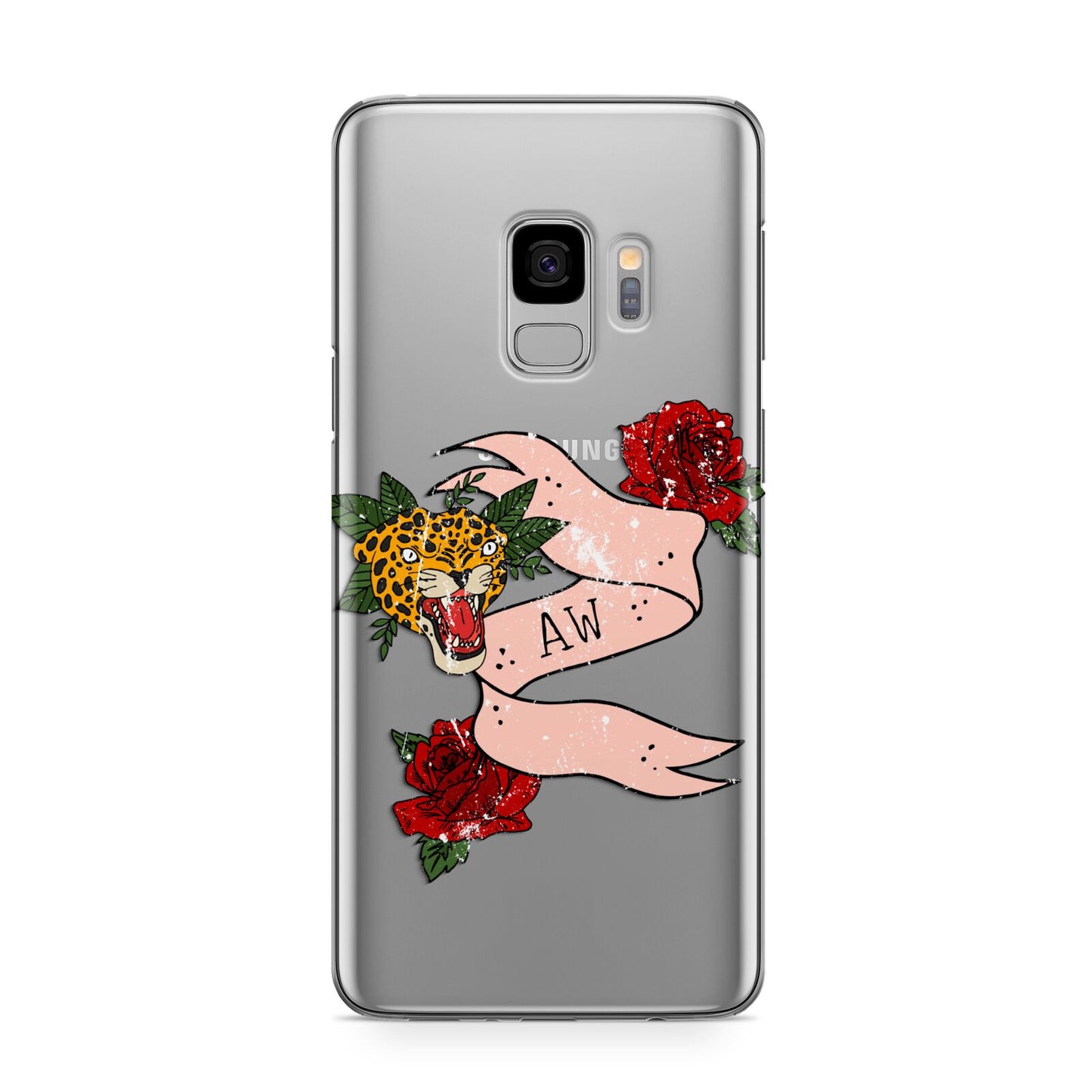 Floral Scroll Custom Samsung Galaxy S9 Case