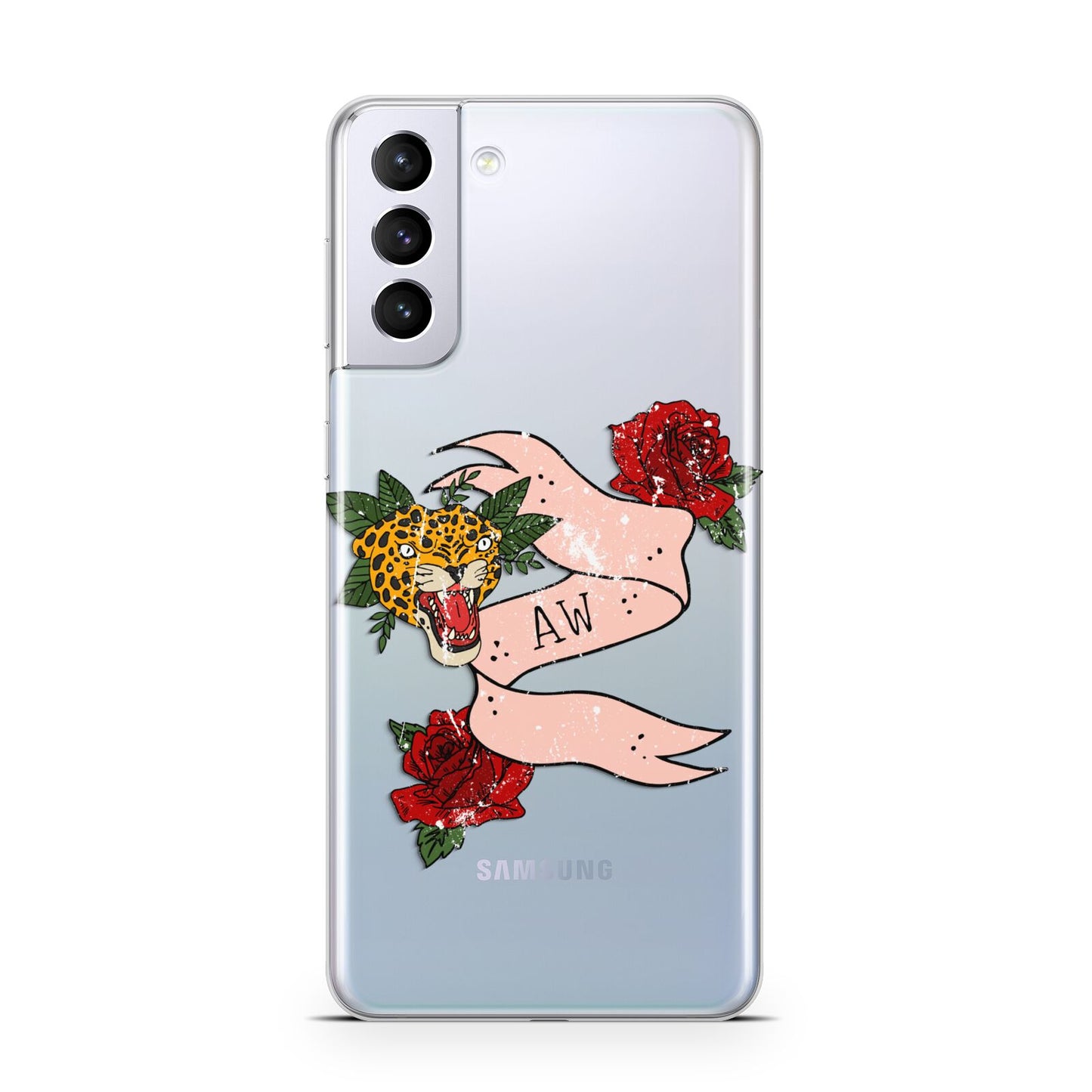 Floral Scroll Custom Samsung S21 Plus Case