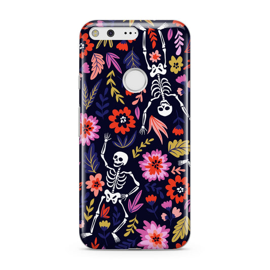 Floral Skeleton Google Pixel Case