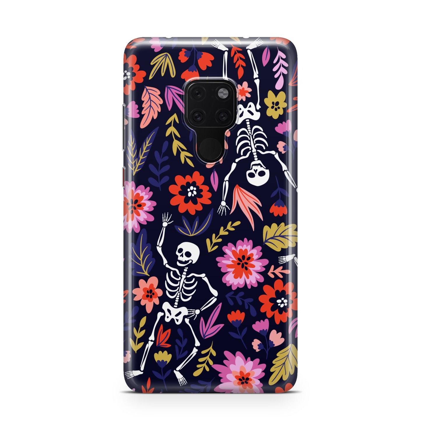 Floral Skeleton Huawei Mate 20 Phone Case