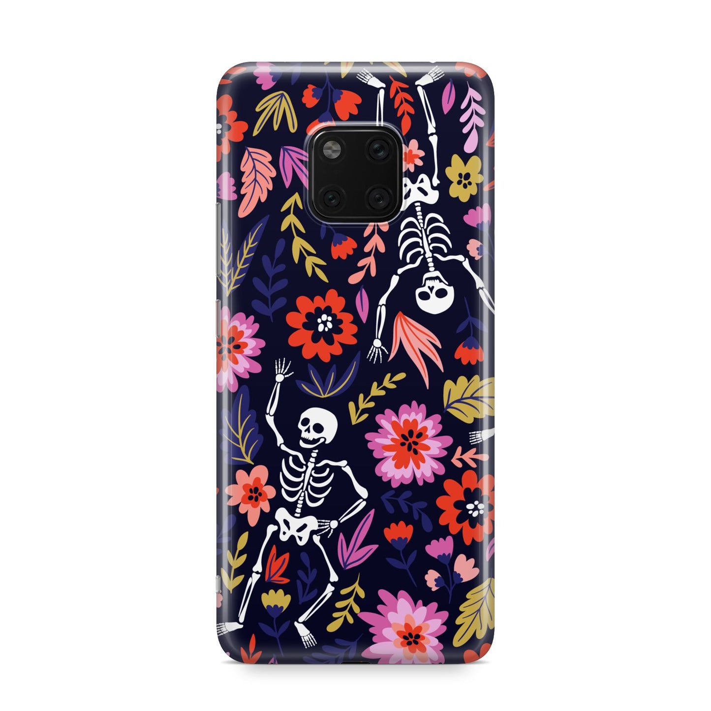 Floral Skeleton Huawei Mate 20 Pro Phone Case