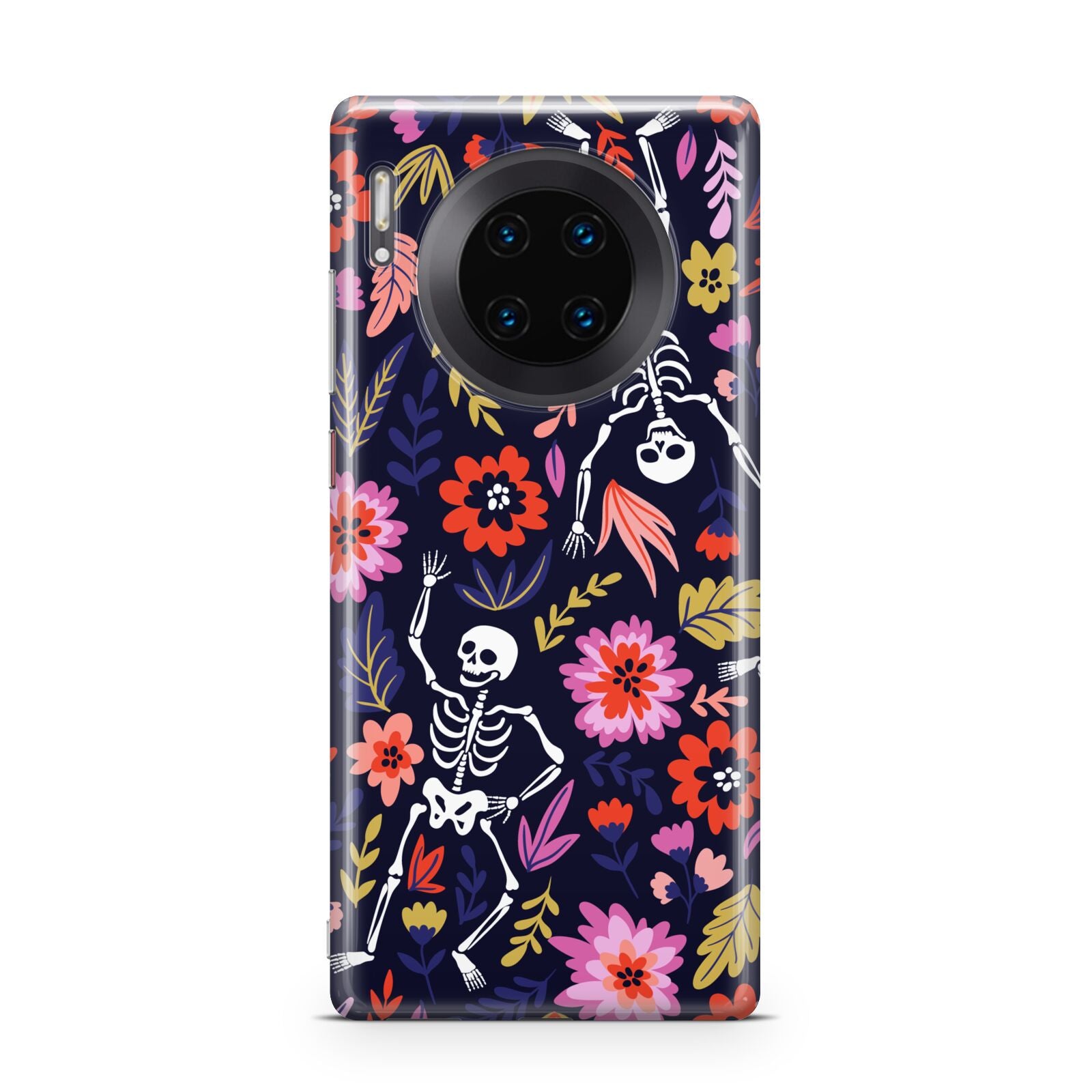 Floral Skeleton Huawei Mate 30 Pro Phone Case