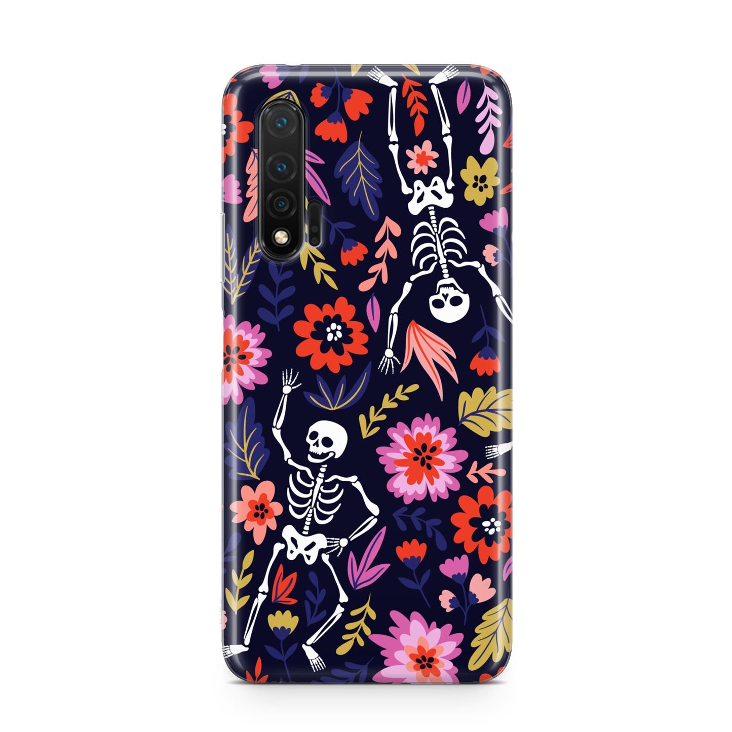 Floral Skeleton Huawei Nova 6 Phone Case