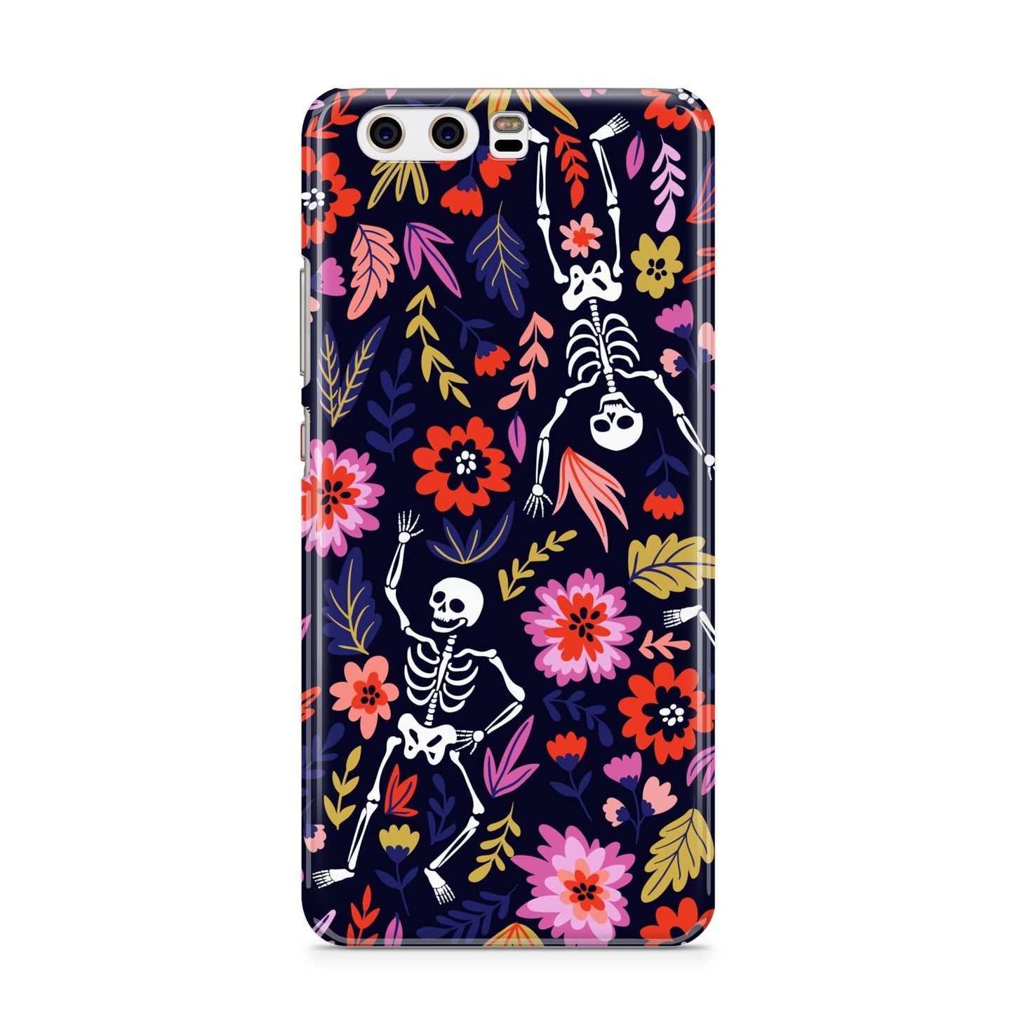 Floral Skeleton Huawei P10 Phone Case