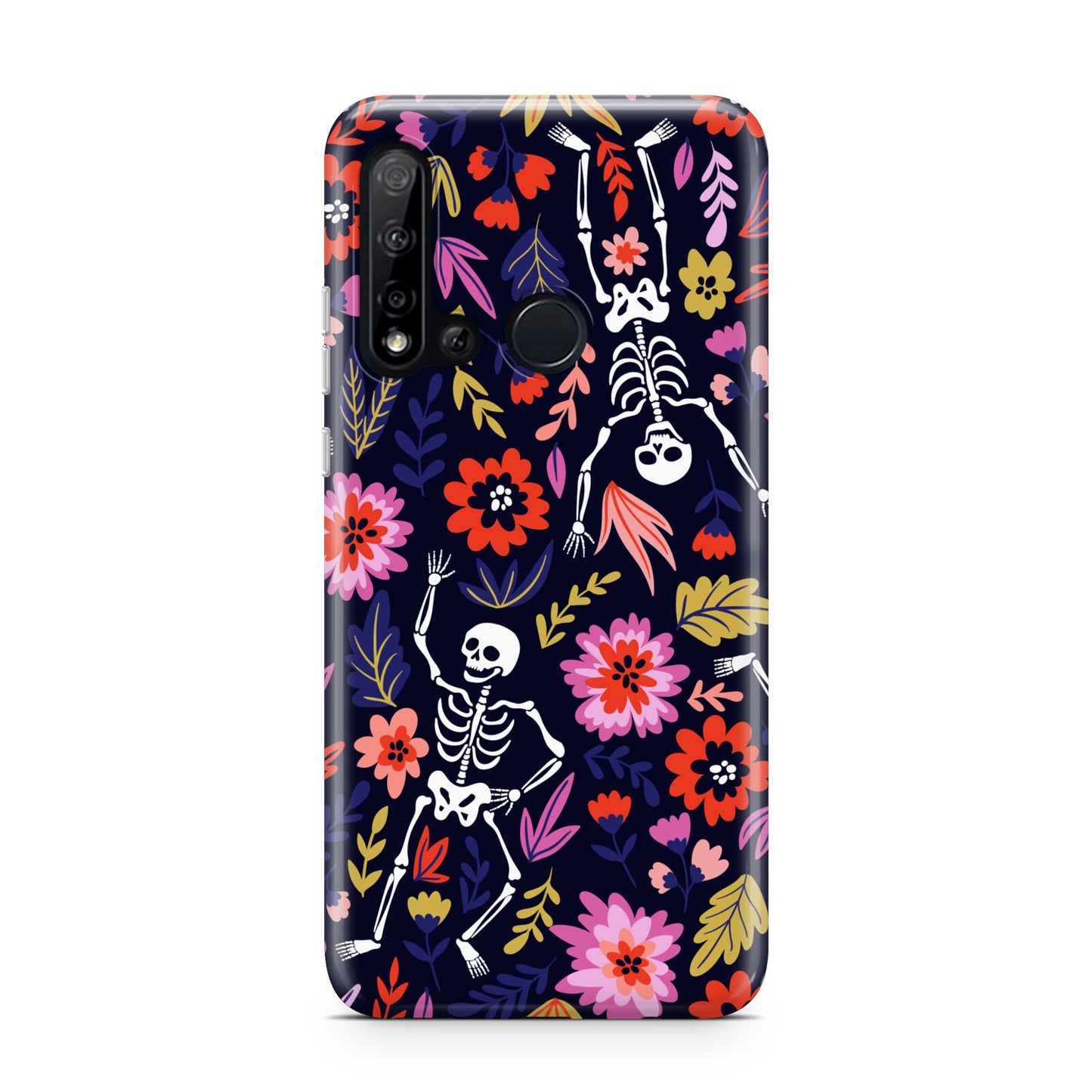 Floral Skeleton Huawei P20 Lite 5G Phone Case