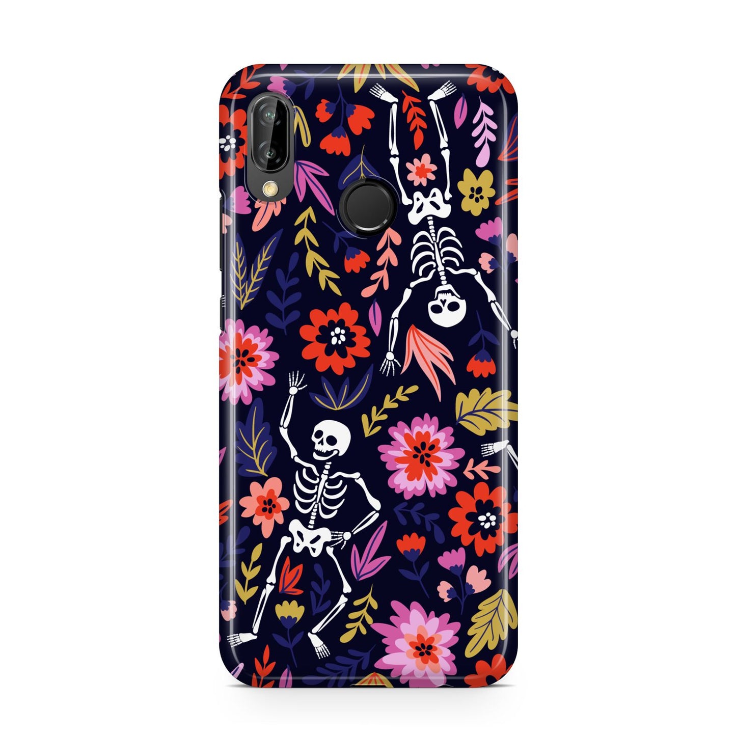 Floral Skeleton Huawei P20 Lite Phone Case