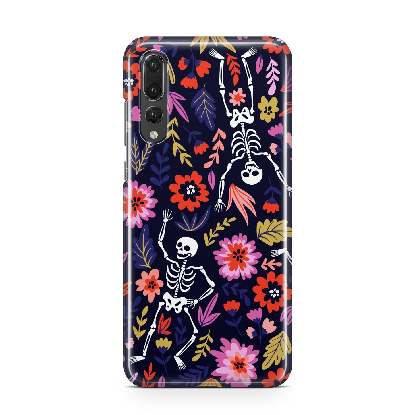 Floral Skeleton Huawei P20 Pro Phone Case