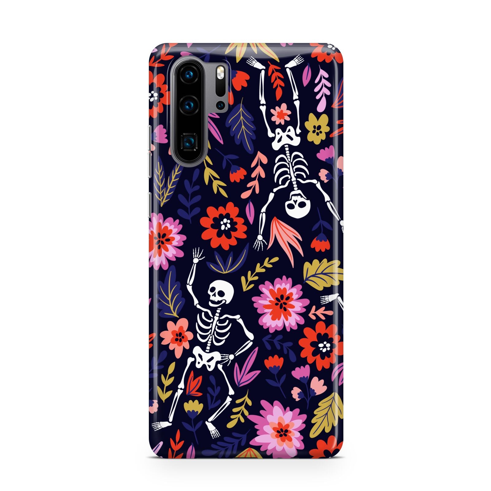 Floral Skeleton Huawei P30 Pro Phone Case